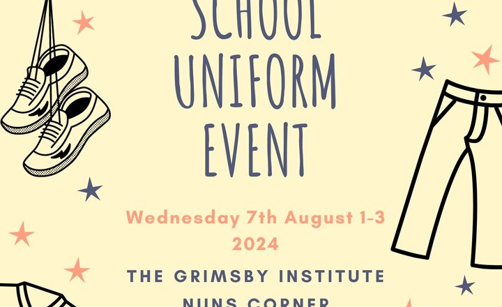 Image of School Uniform Event -  Wednesday 7th August 2024